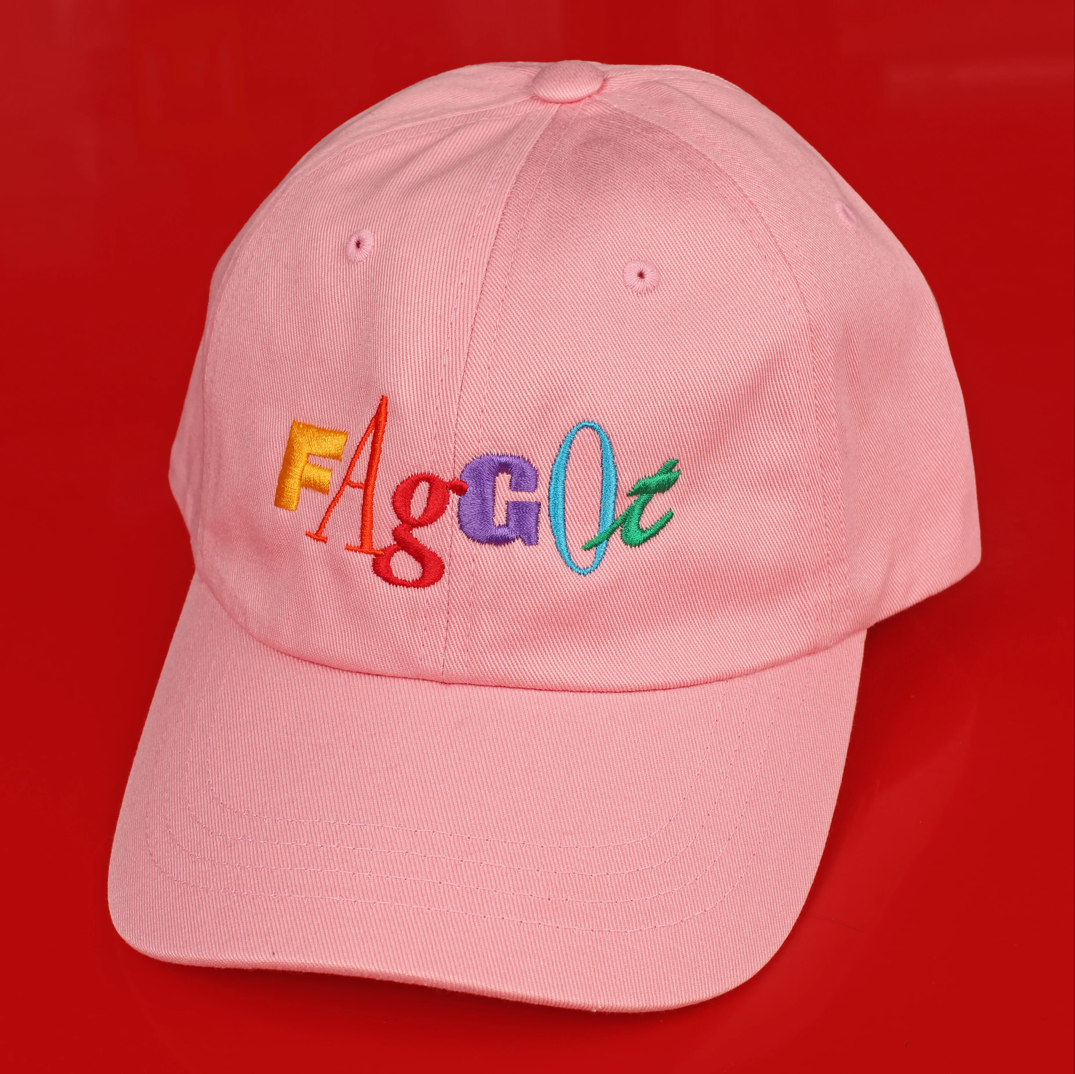 90's Style Faggot Embroidered Hat - Image 6