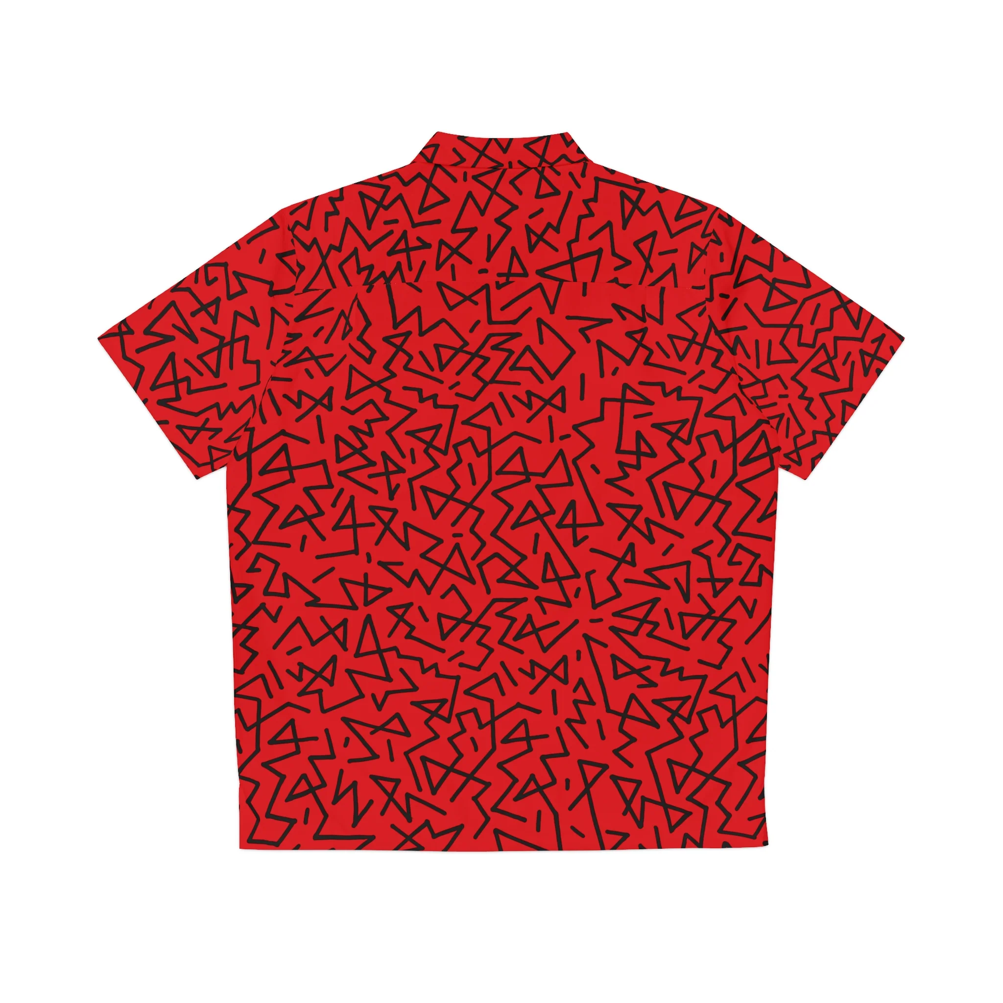 Red Zig-zag Hawaiian Shirt - Image 7