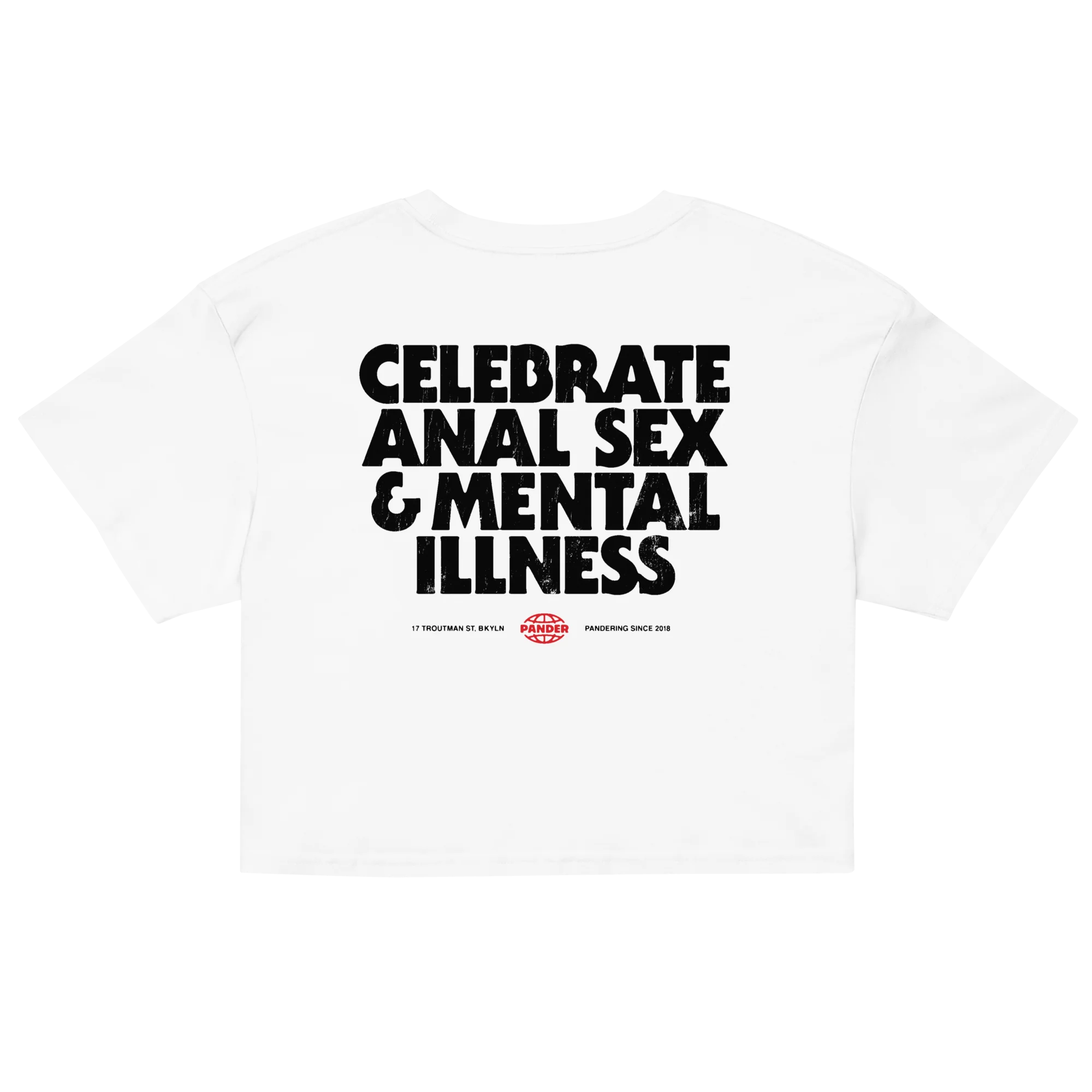 Celebrate Anal Sex & Mental Illness Crop Top - Image 3