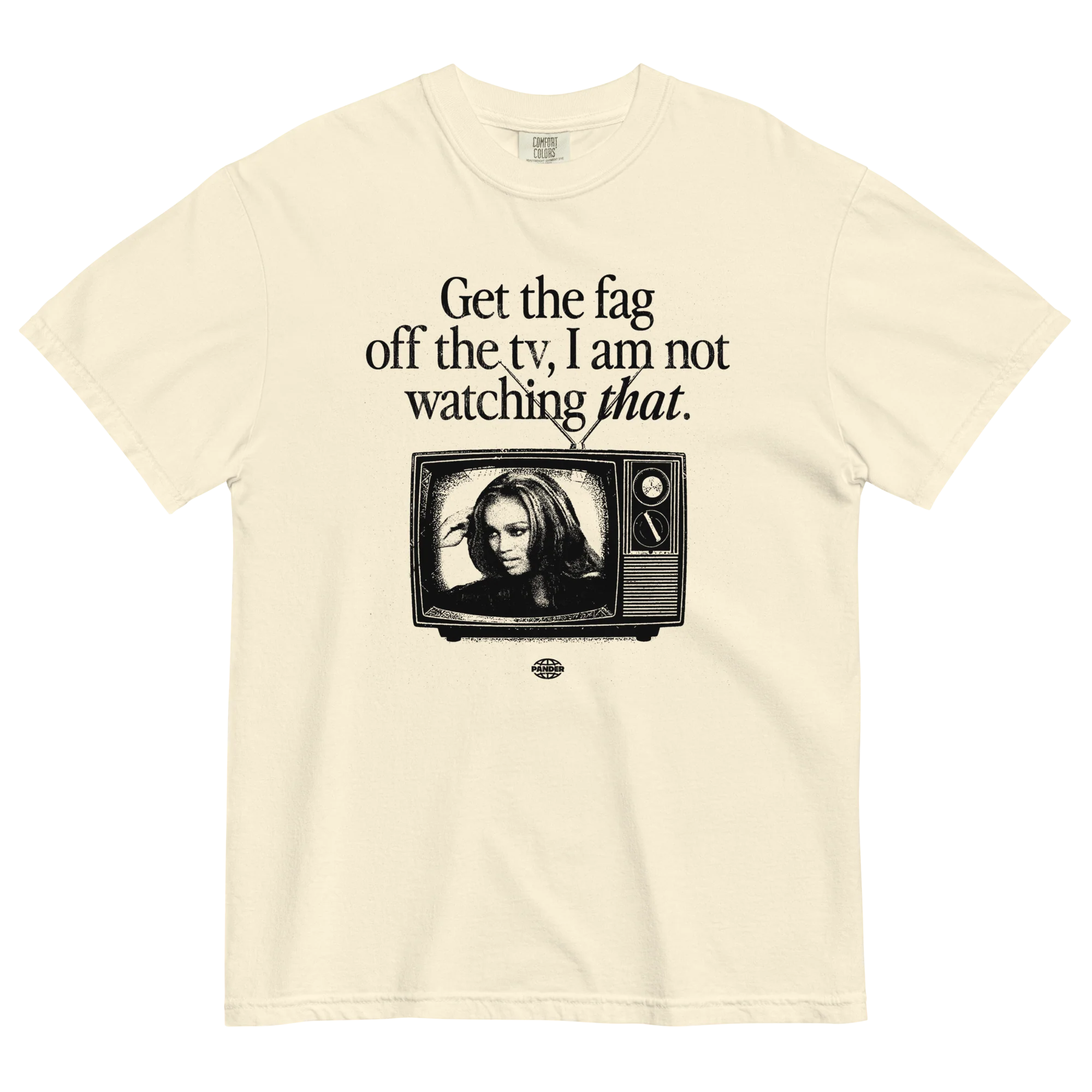 Get The Fag Off the TV T-Shirt - Image 3