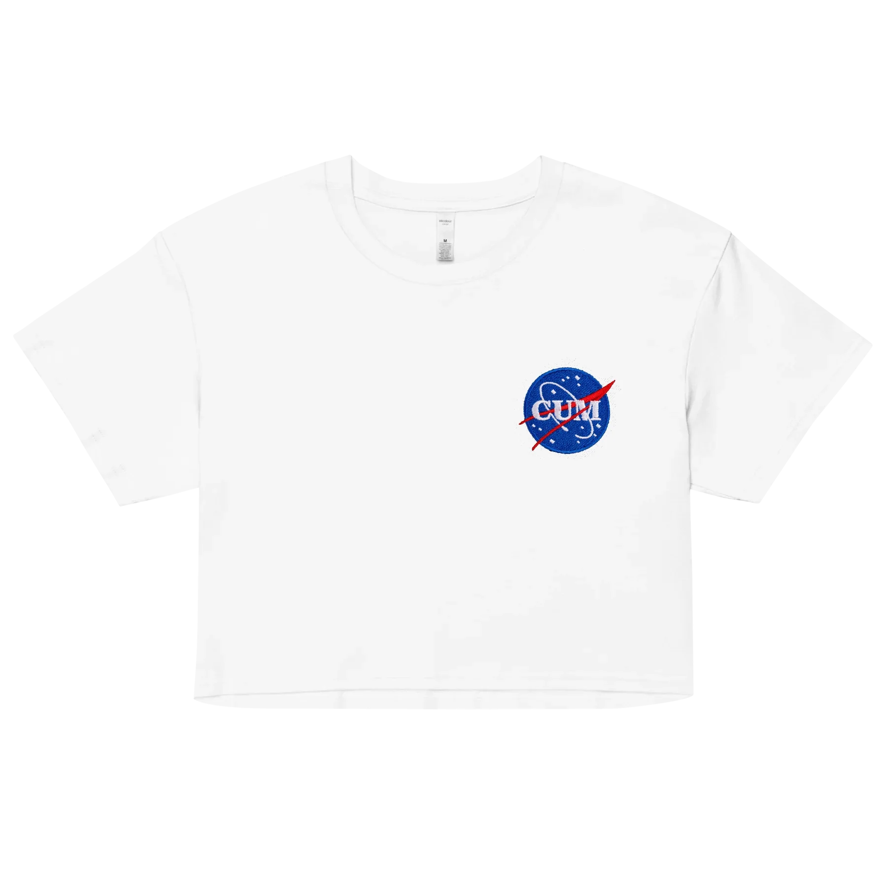 Nasa Cum Embroidered Crop Top - Image 3