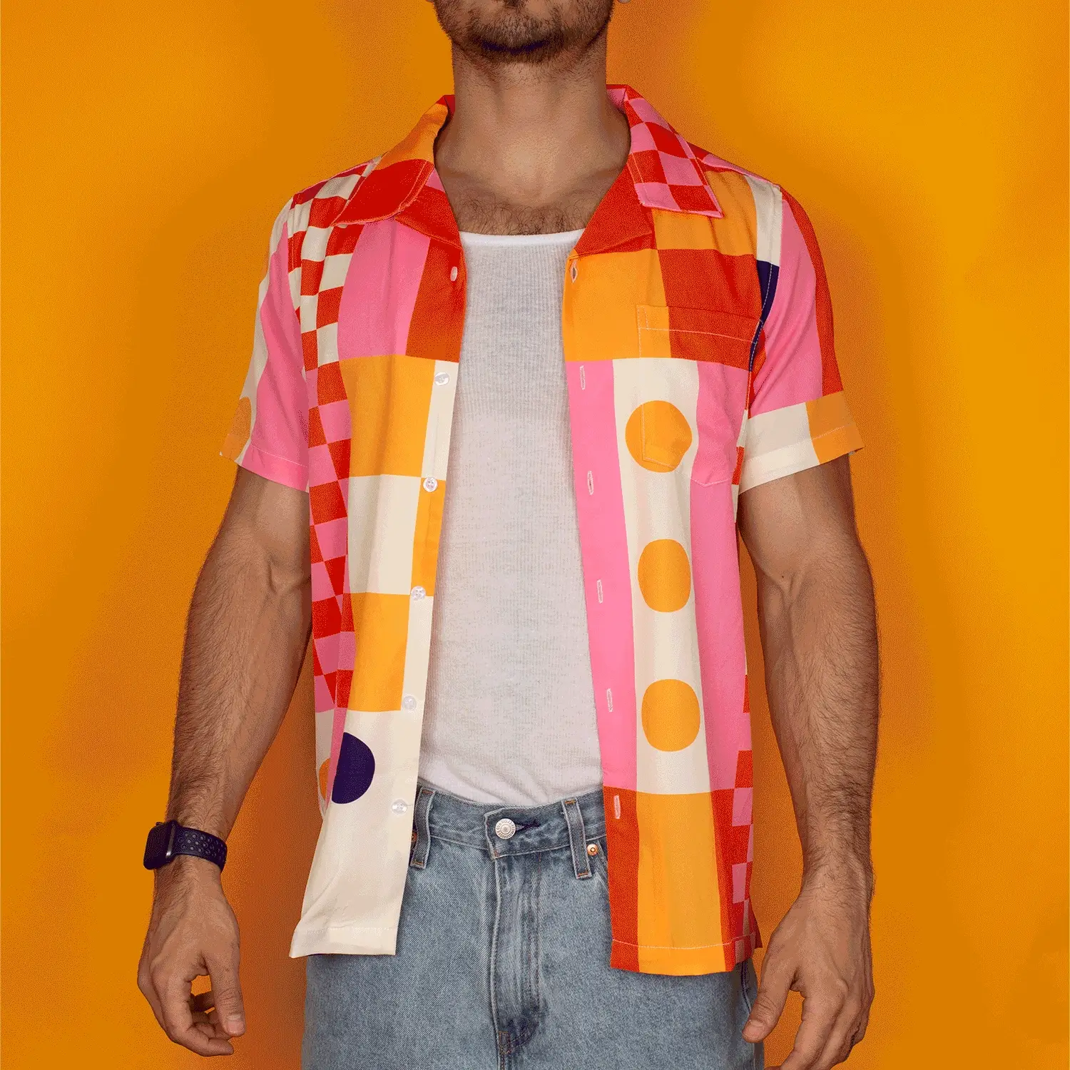Patchwork Hawaiian Shirt - Image 3