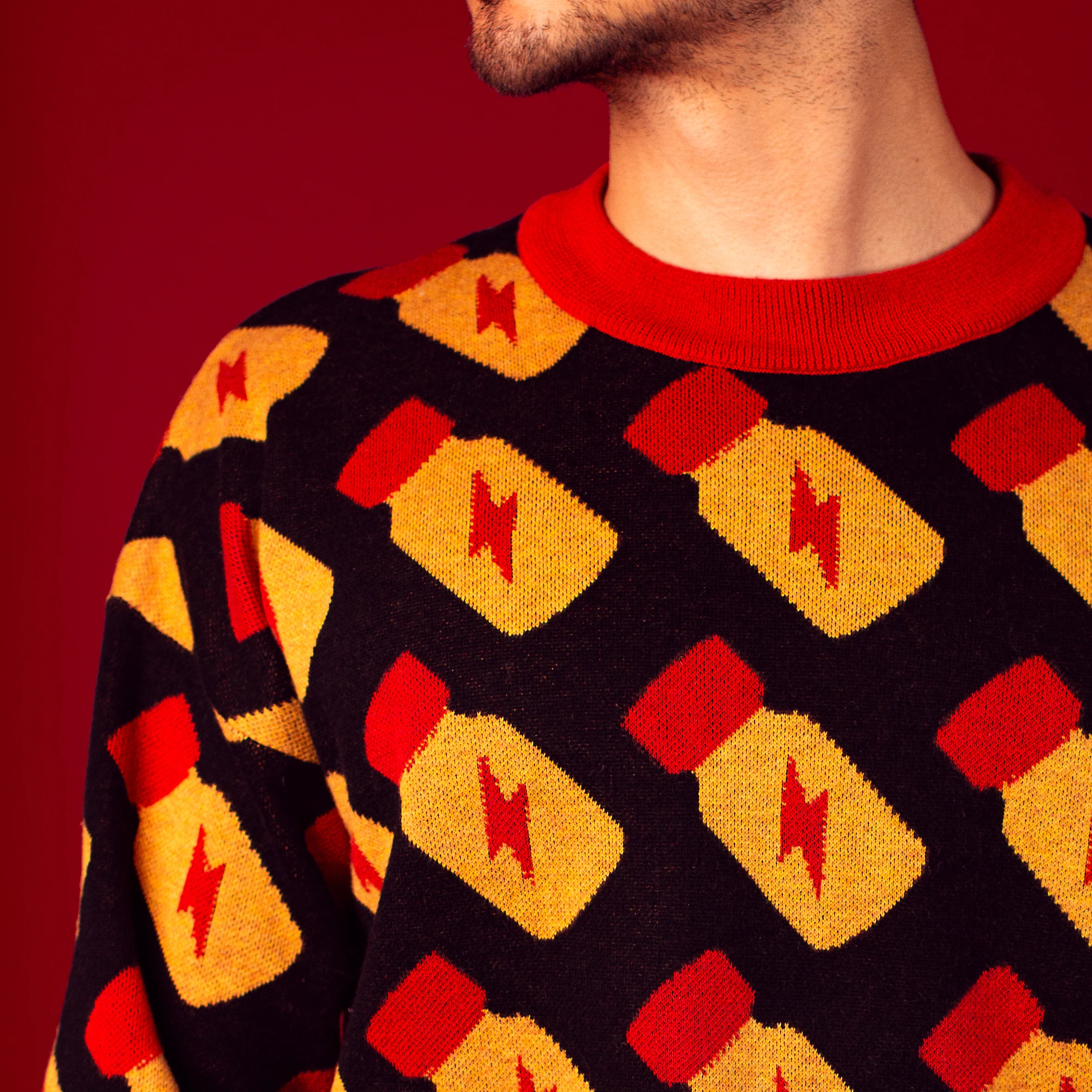 Poppers Knit Sweater - Image 4