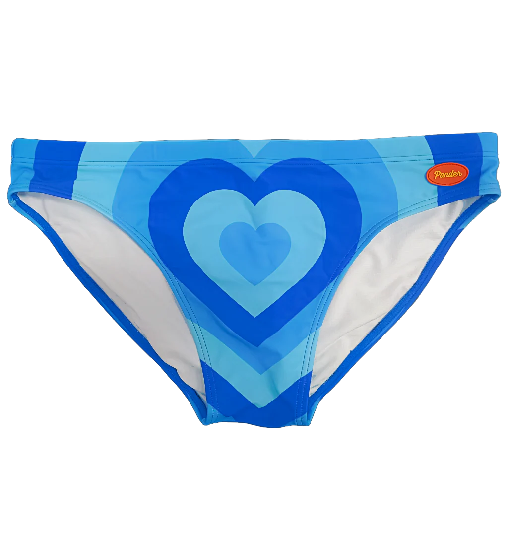 Radial Heart Swim Brief - Bubbles - Image 4