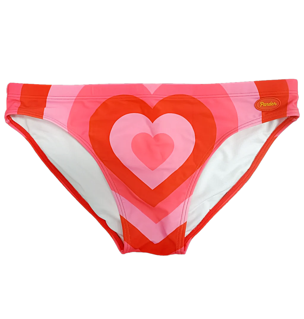 Radial Heart Swim Brief - Blossom - Image 4