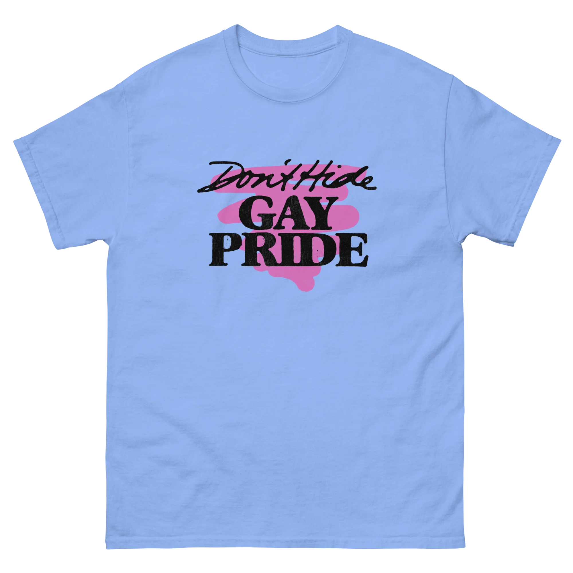 Retro Gay Pride Don't Hide Gay Pride T-Shirt - Image 4