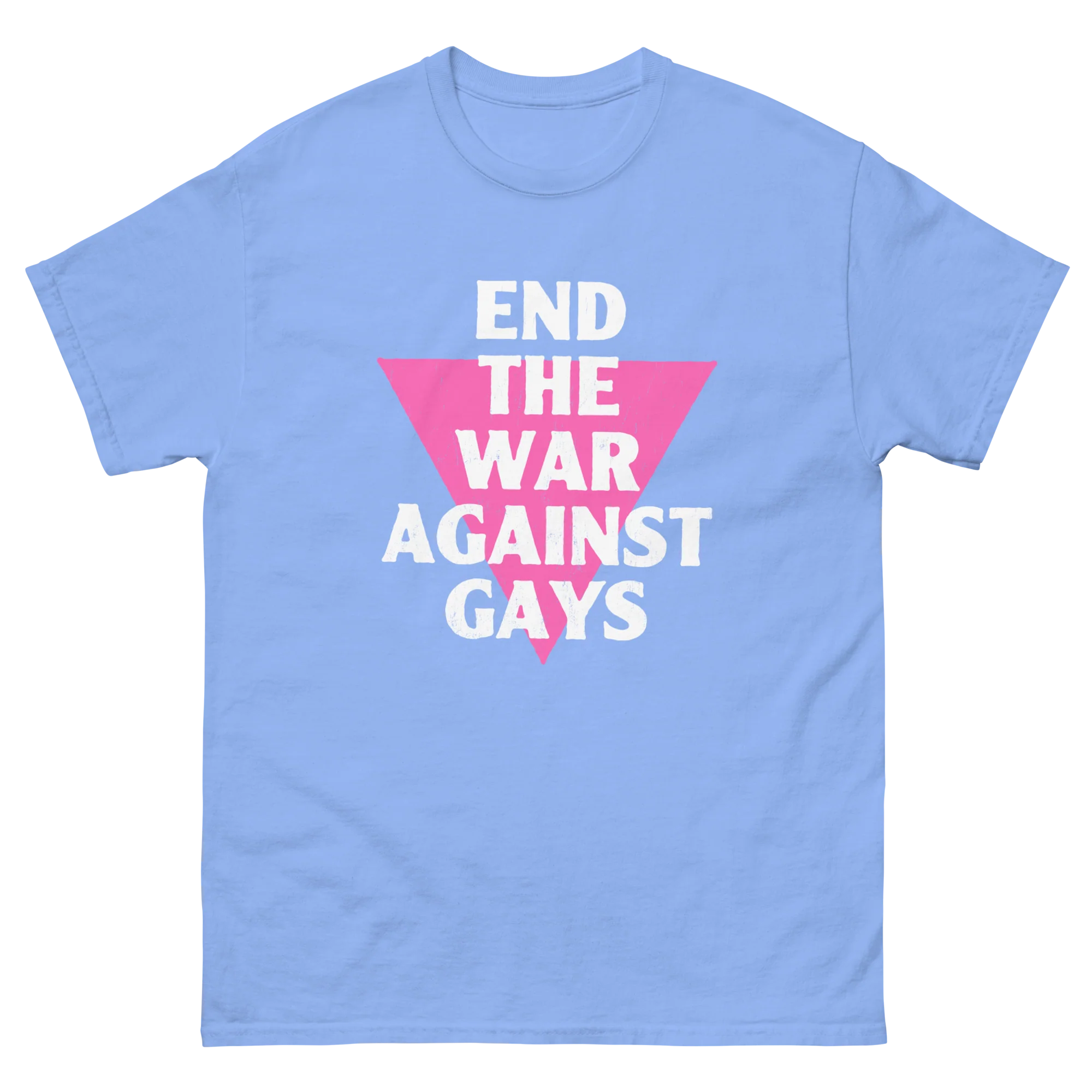 Retro Gay Pride End The War Against Gays T-Shirt - Image 7